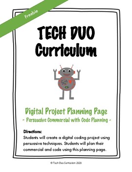 Preview of Digital Project Planning Page