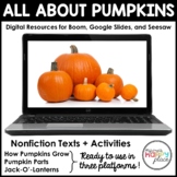 Digital Pumpkins Activities - Boom, Seesaw, & Google Slide