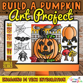 Digital Build a Pumpkin Art Project & Writing Prompts Reso