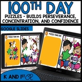 Digital Puzzles 100TH Day Themed Google Slides Games