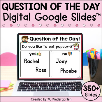 Preview of Digital Question of the Day for Google Slides™