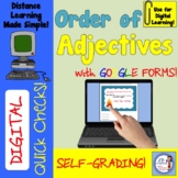 Digital Quick Check: Order of Adjectives