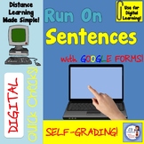 Digital Quick Check: Run on Sentences Google Form
