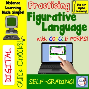 Preview of Digital Quick Check for Figurative Language with Google Form