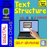 Digital Quick Check for Text Structure in Google Forms/Dis