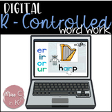 Digital - R - Controlled Word Work - Remote Learning