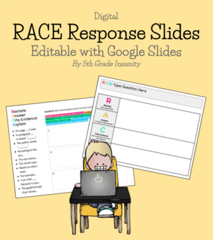 Preview of Digital RACE Response Sheets - for Evidence Based Answers