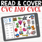 Digital Read and Cover Short and Long Vowels Mixed Review
