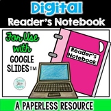 Digital Reader's Notebook for Use with Google Slides #Frea