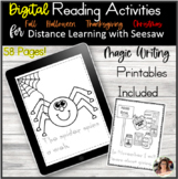Digital Reading Activities Printables Seesaw October-Decem