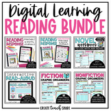 Digital Reading Bundle | Google Slides | Reading Journals 