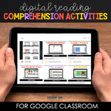 Digital Reading Comprehension Activities for Google Classr