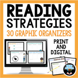 Digital Reading Comprehension Graphic Organizers: 30 Scaff