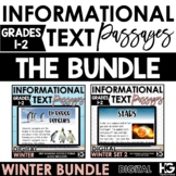 Digital Reading Comprehension Winter BUNDLE | Informational Text