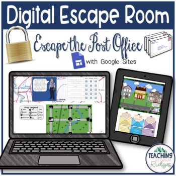 Preview of Digital Reading Escape Room - Author's Purpose - Escape the Post Office