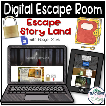 Preview of Digital Reading Escape Room - Story Elements - Escape StoryLand