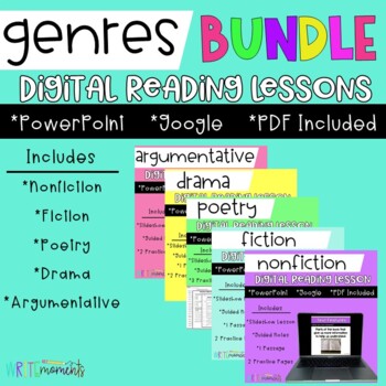 Preview of Reading Genres Lessons and Activities