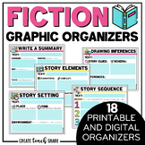 Digital Reading Graphic Organizers | Fiction Reading Respo