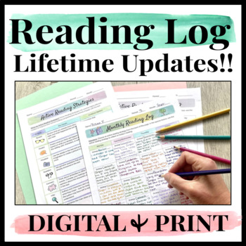 Preview of Monthly Reading Log | Daily Reading Log | Quiet Activities for Early Finishers