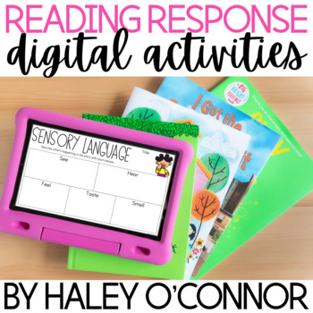 Preview of Digital Reading Response Activities {Distance Learning Comprehension}