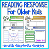 Digital Reading Response Graphic Organizers for Nonfiction