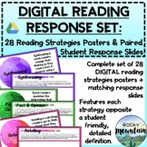Digital Reading Response Questions for Google Slides: 28 S
