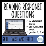 Digital Reading Response Questions for Google Slides - SKI