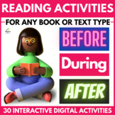 30 Reading Response Activities | Before, During, After | G