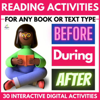 Preview of 30 Guided Reading Response Activities | Digital Graphic Organizers & Journal
