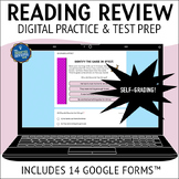 Test Prep Digital Task Cards Reading Skills Review