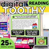 Reading Comprehension Passages 2nd Grade Digital Toothy ® Task Cards Bundle
