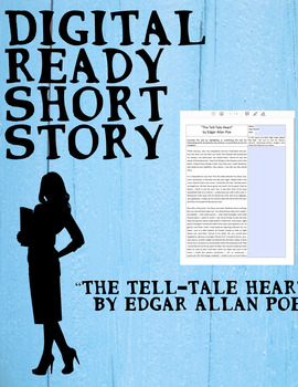 Preview of Digital Ready Short Story:  The Tell-Tale Heart by Edgar Allan Poe