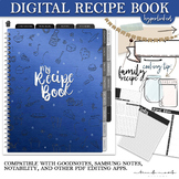 Digital Recipe Book- Navy