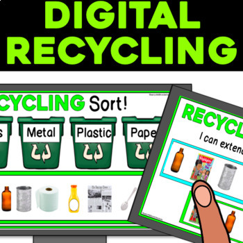 Preview of Digital Recycling Activities for Google Slides™