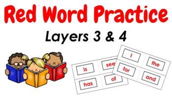 Preview of Digital Red Words: Layers 3 & 4 (Pair with Phonics First/Orton-Gillingham)