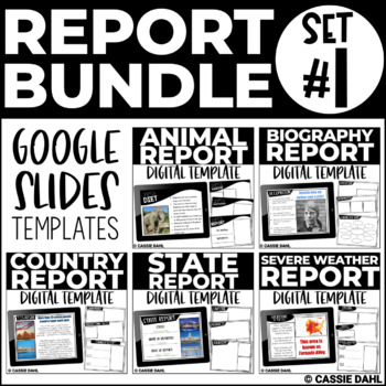 Preview of Digital Reports Template Bundle | Google Slides Reports