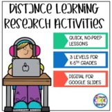 Digital Research Activities for Google Slides | Grades K-5