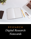 Digital Research Notecards