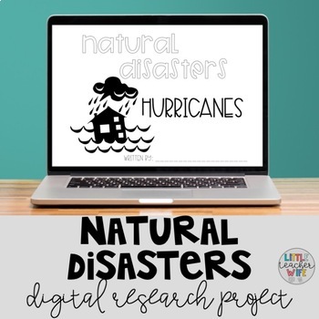 Preview of Digital Research Project: Natural Disasters