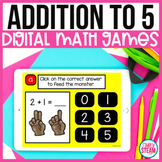 Digital Resource | Addition to 5 Game with Pictures