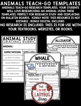 A-Z Animals Worksheet Research Report Project Templates Science Bulletin  Board