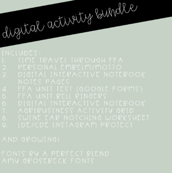 Preview of Digital Resource Bundle