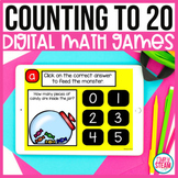 Digital Resource Counting Objects to 20 Math Game