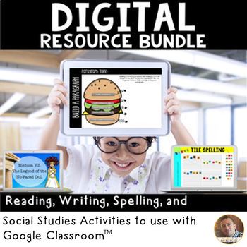 Preview of Getting Started with Google Classroom- Digital Resource Bundle: Grades 3-6