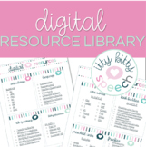 Digital Resource Library w/ Clickable Links