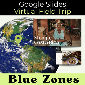 Preview of Digital Resource : Nutrition Blue Zones Virtual Field Trip: Live Past 100!