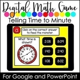 Digital Resource Telling Time to the Minute GOOGLE Classro