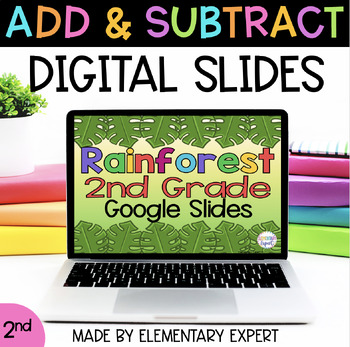 Preview of Digital Resources 2nd Grade Addition and Subtraction Activities 