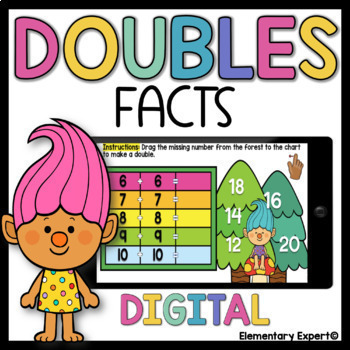 Preview of Digital Resources 2nd Grade Doubles 2.OA.2