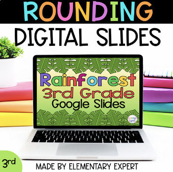 Preview of Digital Resources 3rd Grade Rounding, Addition, and Subtraction Activities